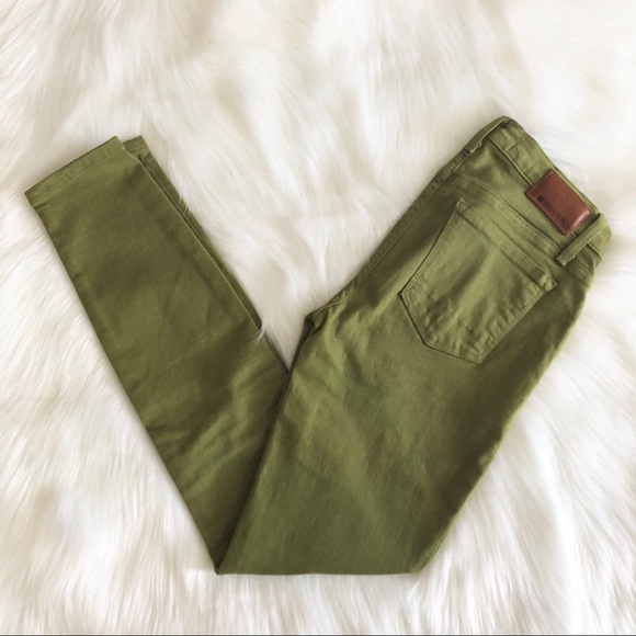Henry and Belle Denim - Green Super Skinny Jeans